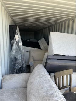 Container of furniture