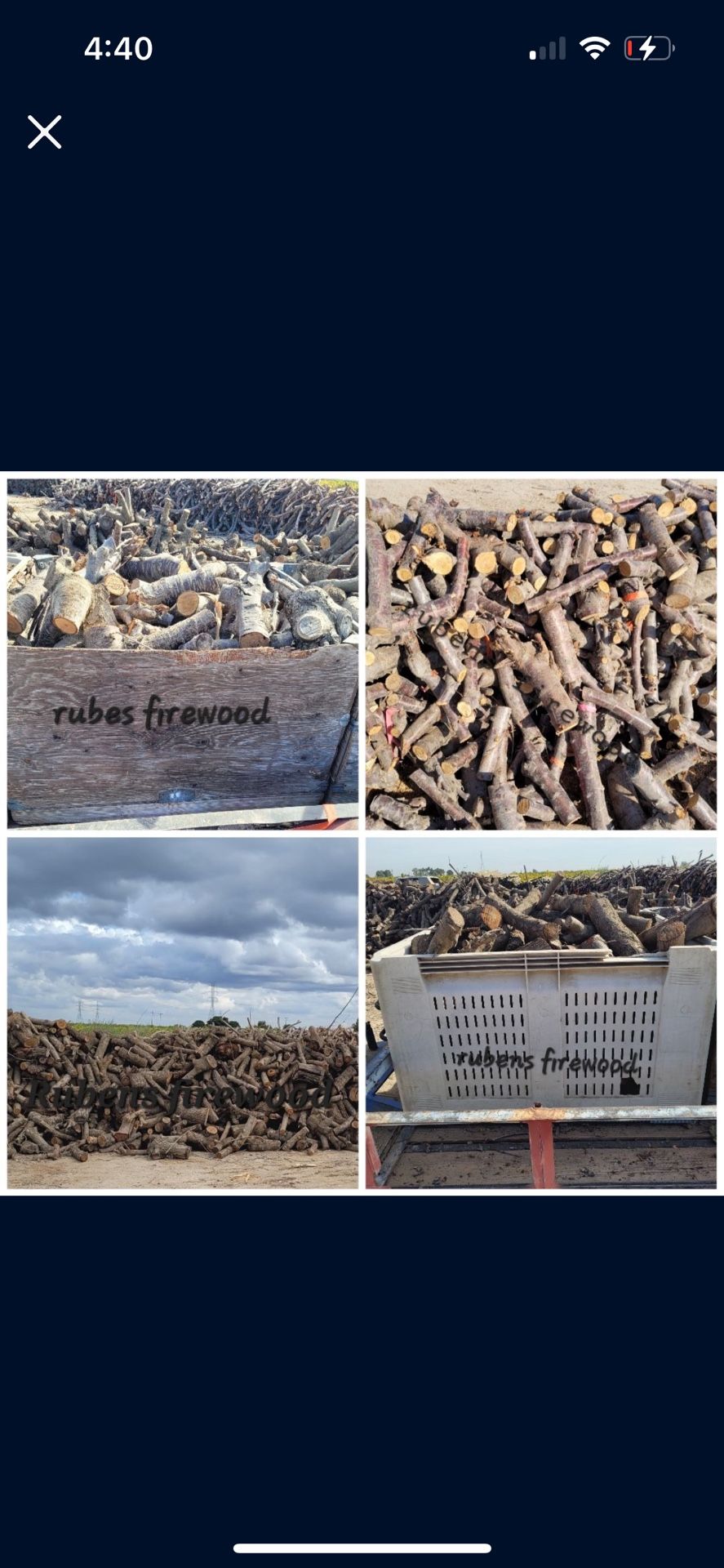 Seasoned Firewood