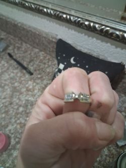 💍 Stunning 14K White Gold Diamond Engagement/Wedding Ring – Size 7 💍