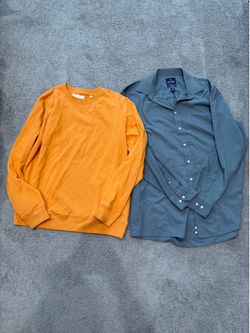 FOUR ITEM BUNDLE Large/XL Shirt, Sweatshirts and Sweater