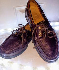 Sperry Top-Sider Brown Leather Boat Shoes