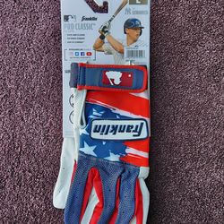 Franklin Pro Classic Hi-Lite USA Batting Gloves