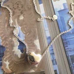 Pandora Necklace w Heart Charm