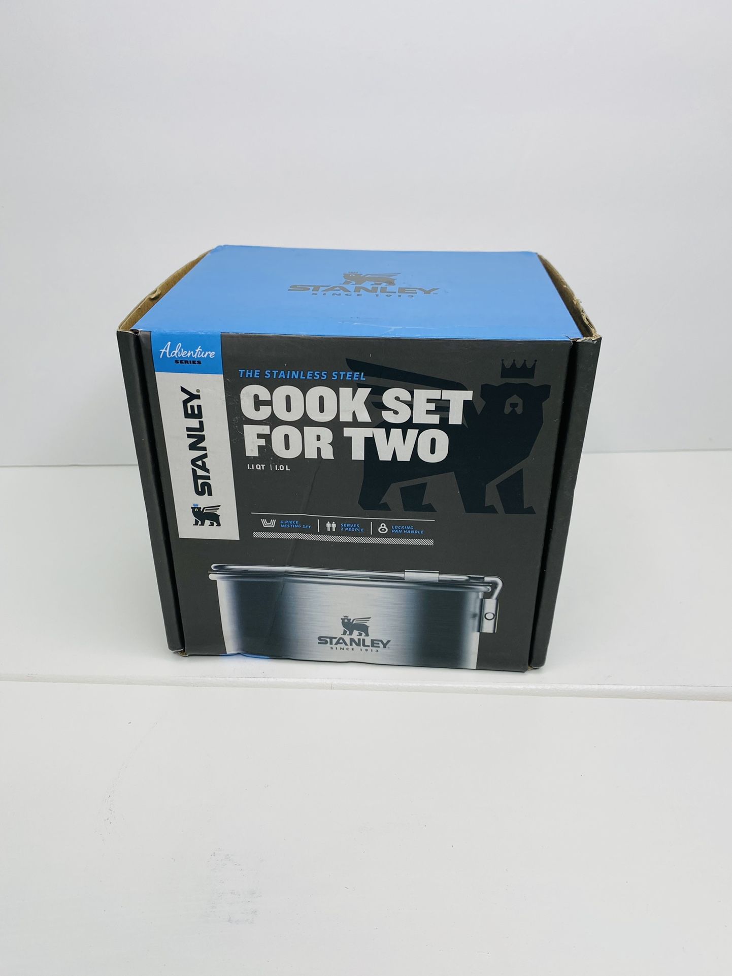 New Stanley Adventure Series Stainless Steel Backpack Cook Set For Two- Series Camping Hiking NEW 1.0L Brand new  Fast shipping 