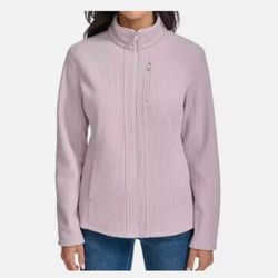 Andrew Marc Ladies Ribbed Full Zip Jacket 