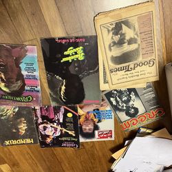 Jimi Hendrix.  Vintage. Magazine 