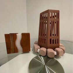 Wooden napkin holder