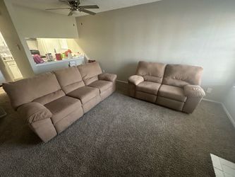 2 reclining couches