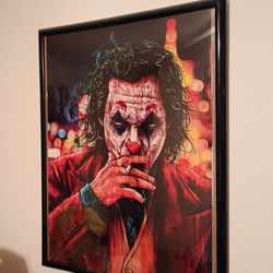 Joker Poster Framed