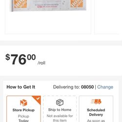 Tyvek  1 roll left   3 x 165 