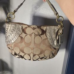 Coach Purse Vintage Rare braided hobo y2k