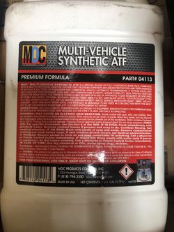 Universal transmission fluid. For many makes/models