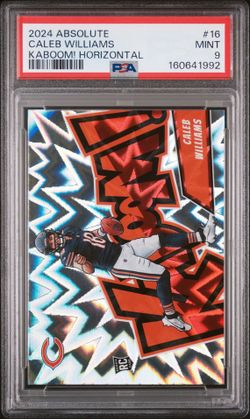 2024 PANINI ABSOLUTE KABOOM! HORIZONTAL #16 CALEB WILLIAMS PSA 9