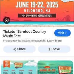 Barefoot Music Festival Ga Tickets 
