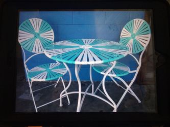 CHAIR AND TABLE