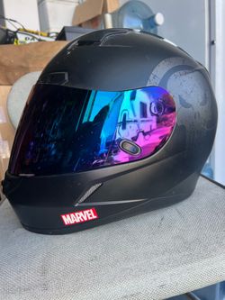 Marvel Punisher motorcycle helmet