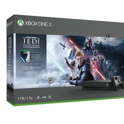 Microsoft Xbox One X 1TB Star Wars Jedi: Fallen Order Console No Original Box