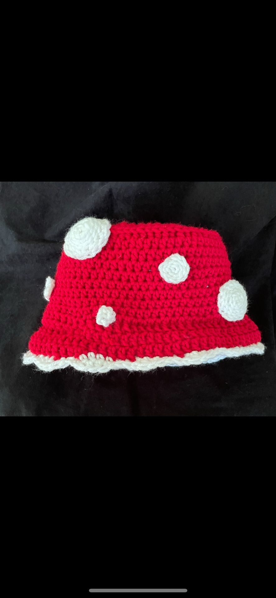 Mushroom Crochet Bucket Hat