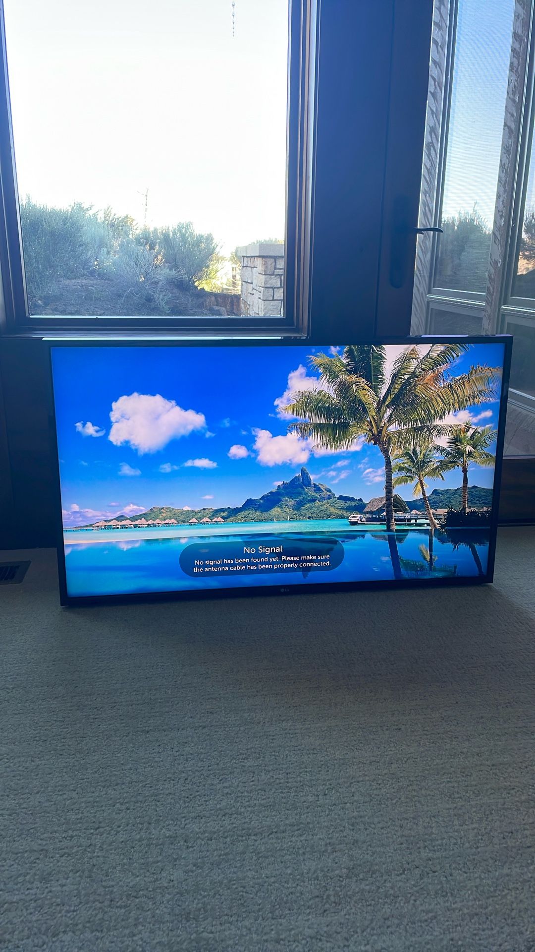 LG TV With Remote Model 49UH6100