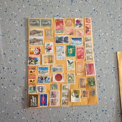 1 sheet China Old Stamps Lot VM 123