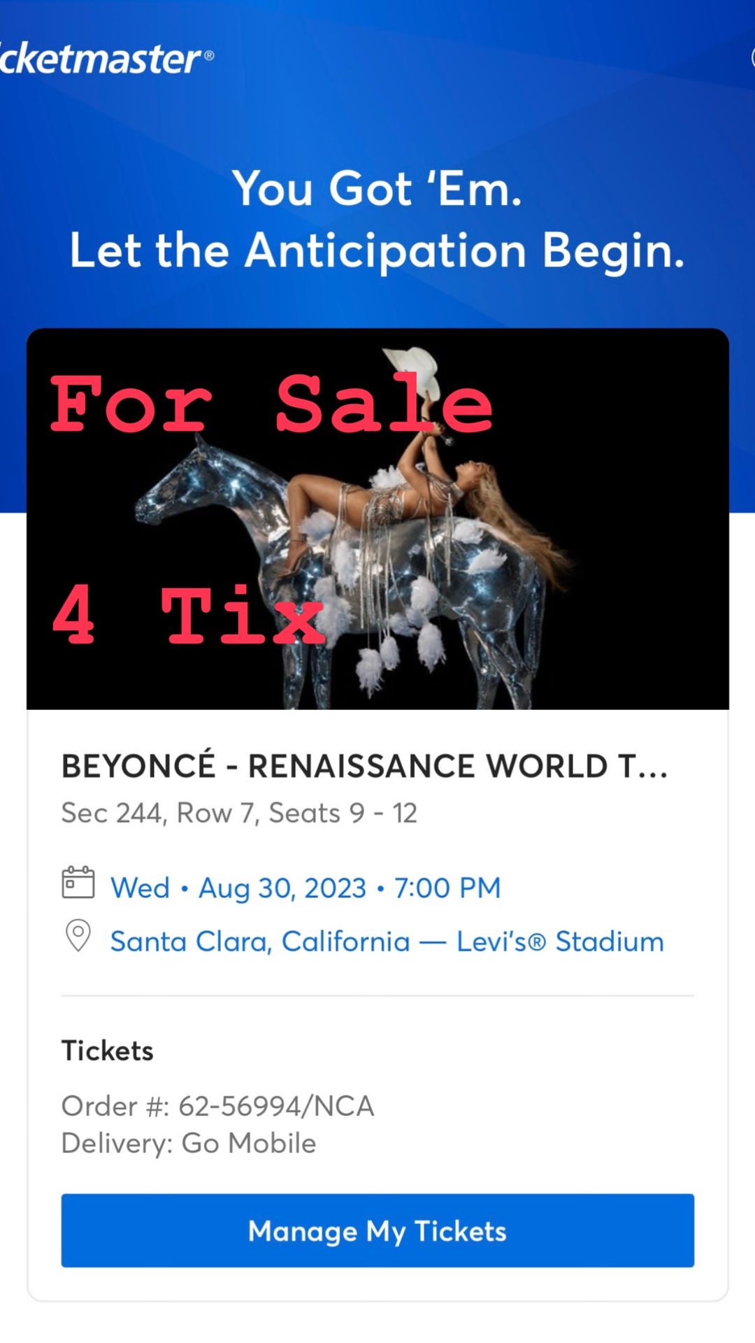 Beyoncé Renaissance World Tour