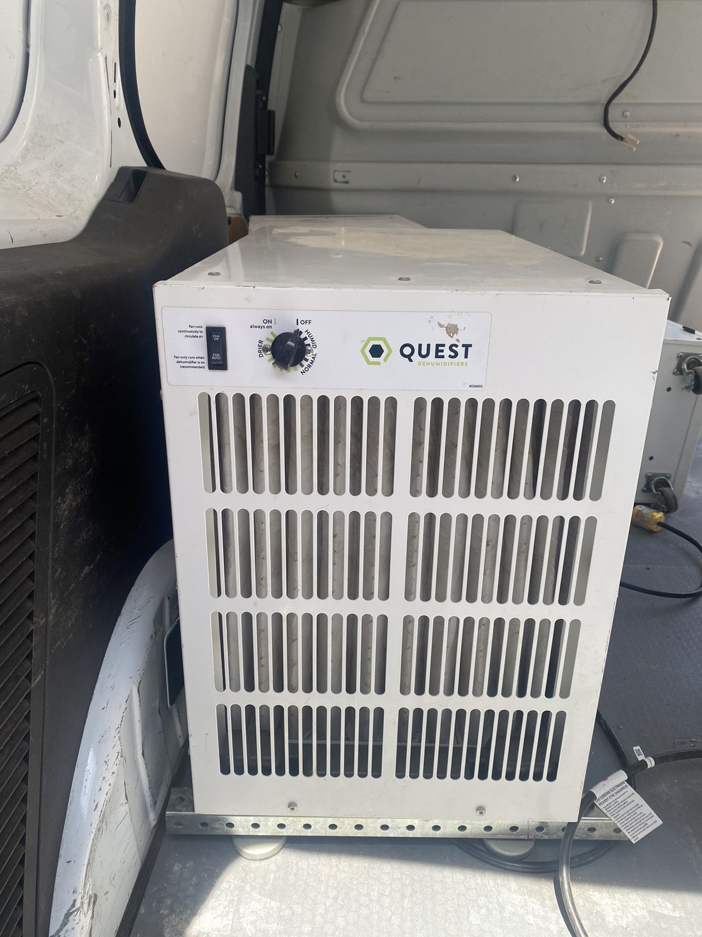 Quest Dehumidifier 