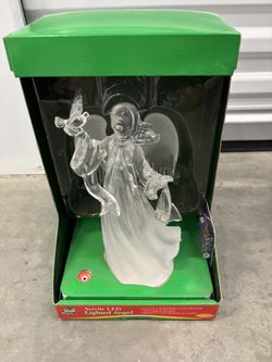 Acrylic LED Lighted Angel 