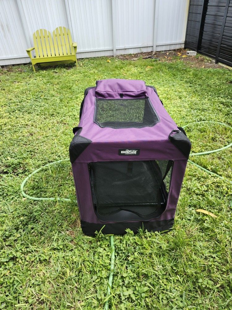 EliteField 3-Door Folding Soft Dog Crate