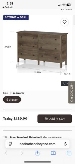 Dresser Brand New Put Together