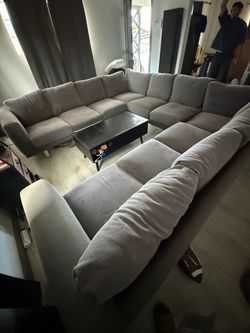 U shape couch