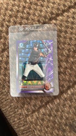 2022 Bowman 1st Bowman Chrome Mojo Purple Diego Velasquez 073/250 GIANTS