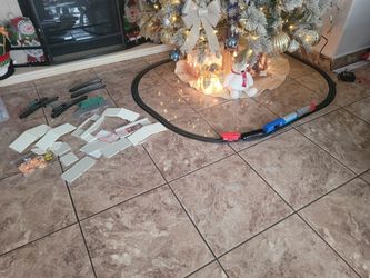 Electric Train Set With Extras