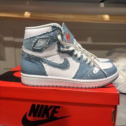 Jordan 1 Retro High Og Denim Size 81/2m