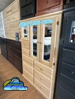 Pinewood xl wardrobe dresser ropero mueble cajonera
