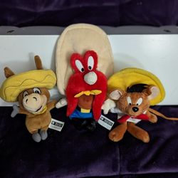 Warner Bros Looney Tunes Bean Bag Plush Lot Of 2