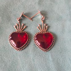 Silver earrings
