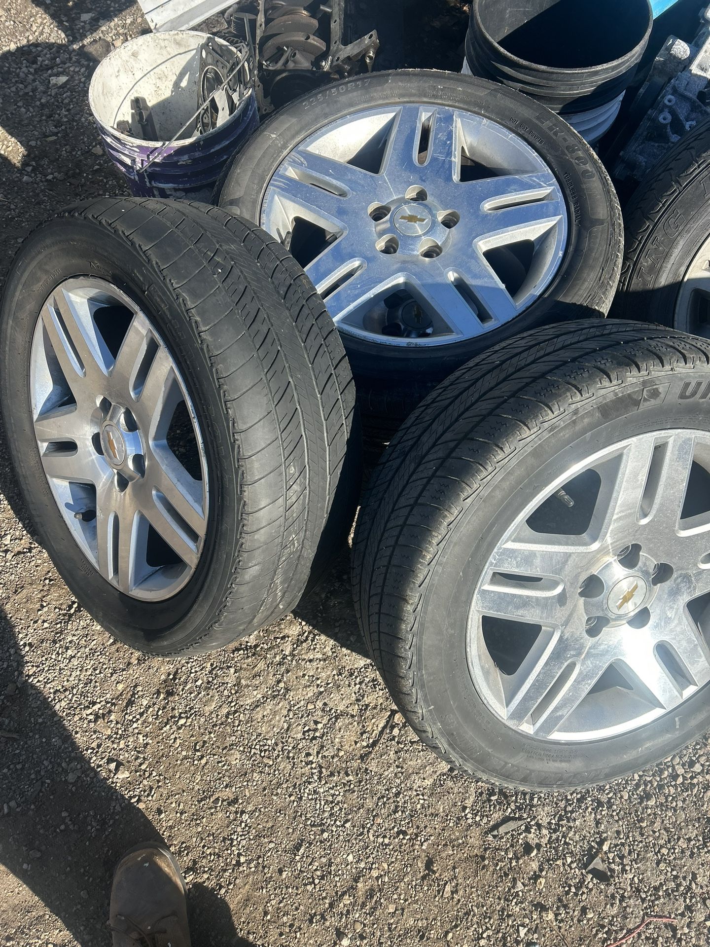 Tire And Rim 4 Set 225/55R17