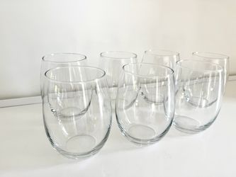 Steamless Wine Glasses 4 6/8” H 