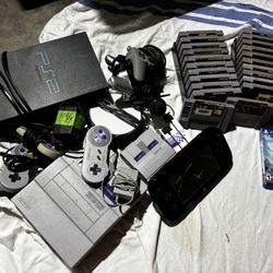 Old School Game Consoles With Games