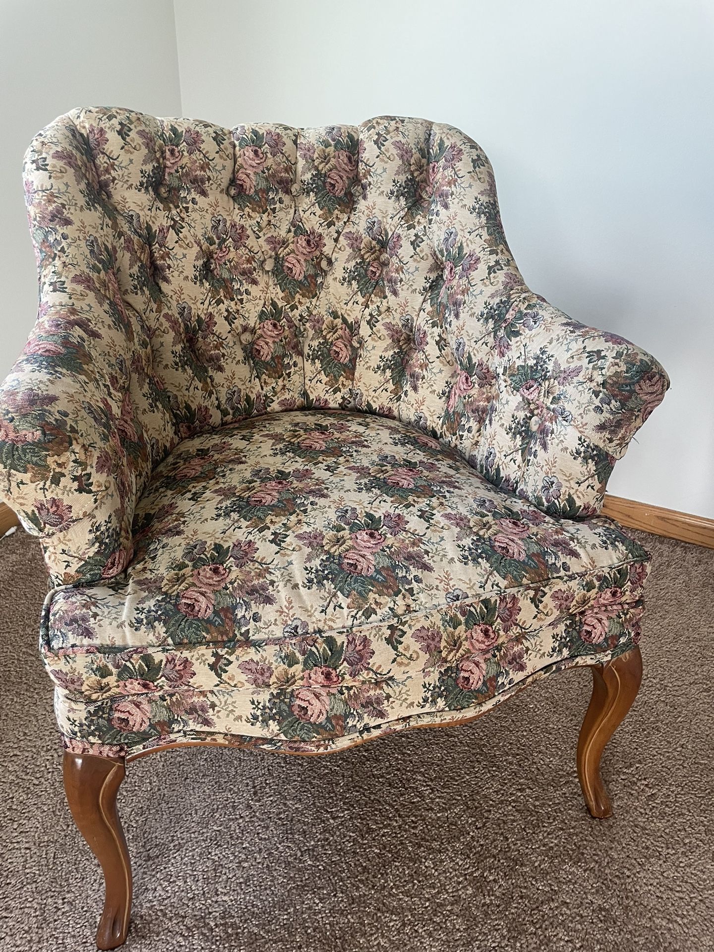 Floral Armchair