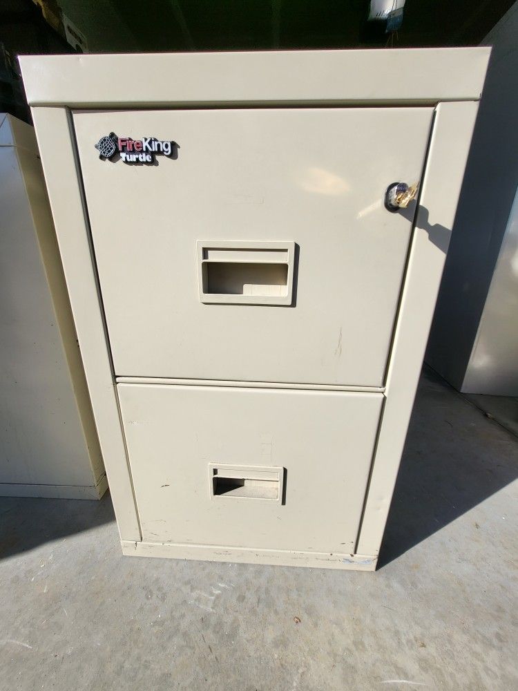 FireKing Fire-proof, 2-drawer File Cabinet