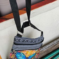 Butterfly  Cross Body Purse New