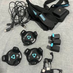 3 HTC Vive 2.0 Trackers and 3 Trackstrap+ for VChat VR Full Body Tracking Set