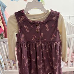 Carters burgundy dresses