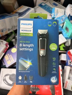 Philips Norelco Multigroom 3000, New, Damaged Box, Sealed Inner Packaging