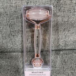 Brand New Beautybio Rose Quartz Facial Roller 