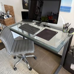 Glass Desk 