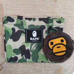 Bundle 2 A bathing ape bape baby milo tote shoulder bag