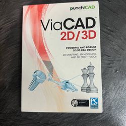 NEW Encore PUNCH! ViaCAD 2D/3D v10 Traditional Disc Sealed Retail Box  SEALED