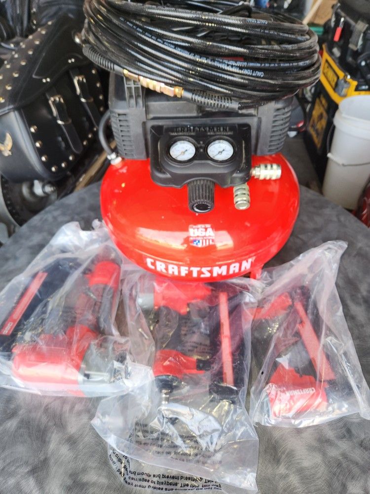 New Craftsman Compressor with hose and Accessories